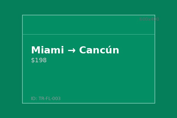 Miami → Cancún