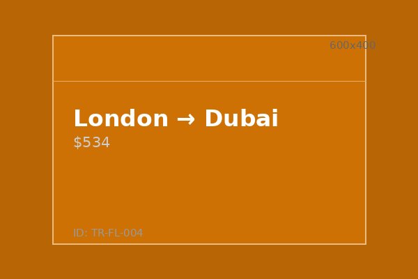 London → Dubai