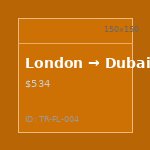 London → Dubai