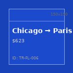Chicago → Paris