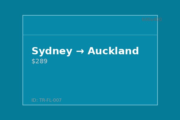Sydney → Auckland