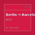Berlin → Barcelona