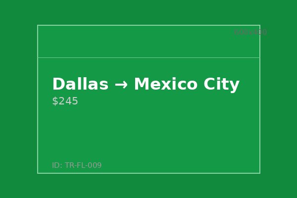 Dallas → Mexico City