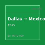 Dallas → Mexico City