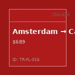 Amsterdam → Cape Town