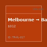 Melbourne → Bali