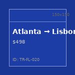 Atlanta → Lisbon