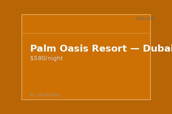 Palm Oasis Resort — Dubai