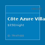Côte Azure Villa — Nice