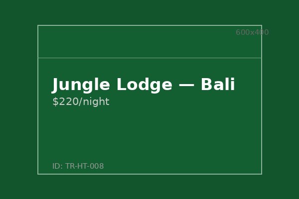 Jungle Lodge — Bali