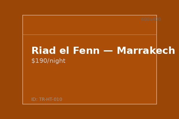 Riad el Fenn — Marrakech