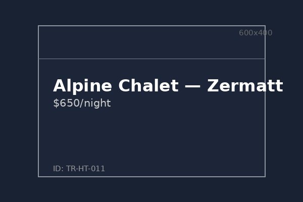 Alpine Chalet — Zermatt