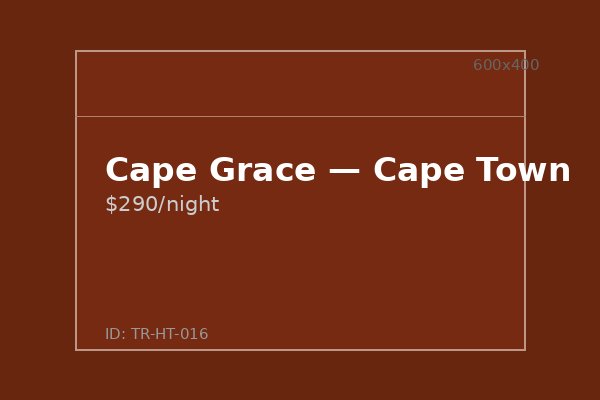 Cape Grace — Cape Town