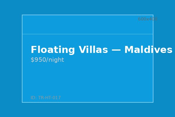 Floating Villas — Maldives
